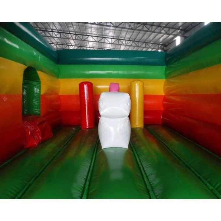 Unicorn With Cloud And Rainbow Inflatable Castle