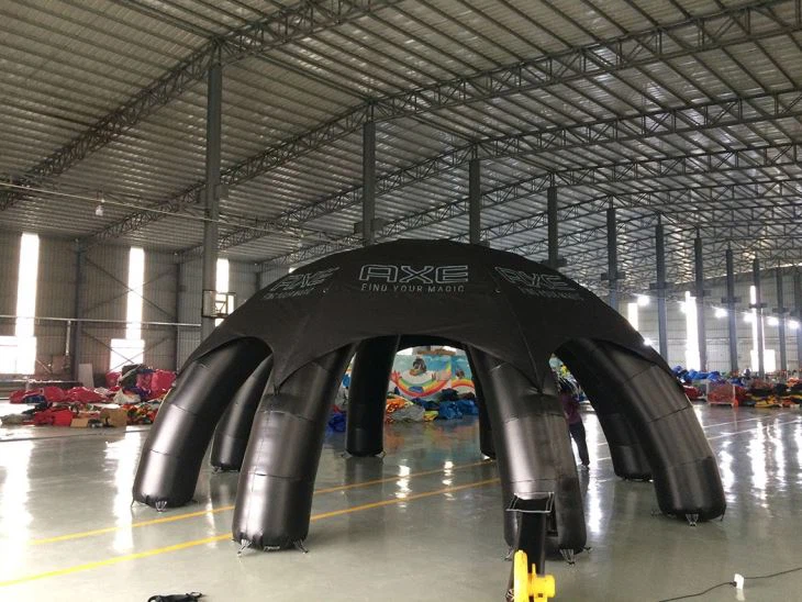 Inflatable Black Eight-legged Tent