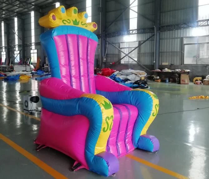 inflatable princess throne chair 2